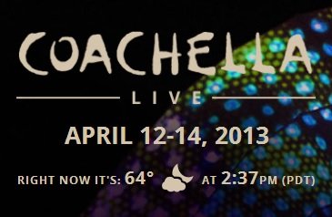 Coachella 2013 Прямой эфир / Трансляция 12 — 14 апреля Смотреть онлайн