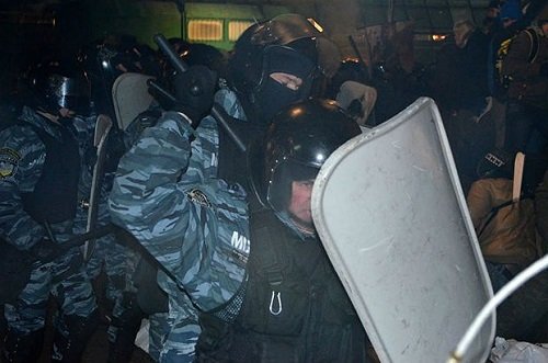 Киев: Кровавая Ёлка Януковича