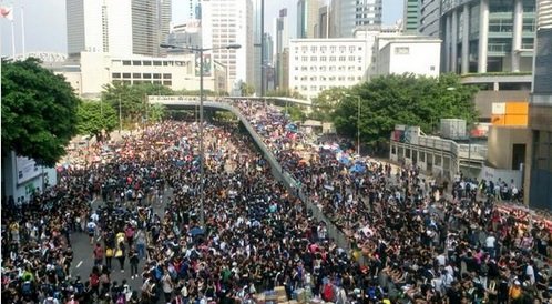 Гонконг Occupy Central Акция протеста Прямой эфир Трансляция