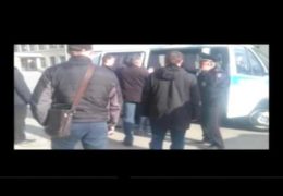 Новосибирск Монстрация Террор: Фашисты эшники арестовали Артема Лоскутова 01 мая 2016 года