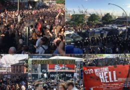 Протесты в Гамбурге против саммита G20 06 — 09 июля 2017 года Прямой эфир / Трансляция